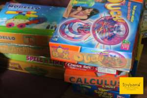 Children caring for their game boxes!
