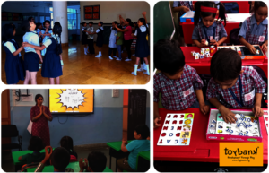 Play2Learn session: Children collaboratively learn