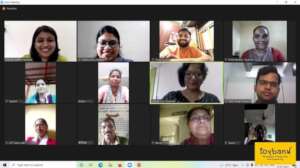 Teachers in conversation with Toybank at the FGD