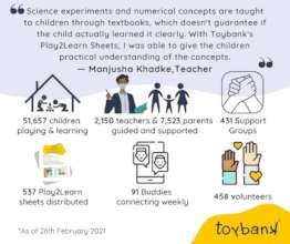 Play2Learn Kit outreach December '20-February '21