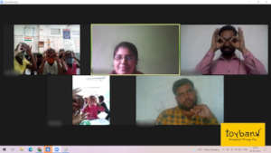 Virtual Play2Learn Sessions conducted by Toybank
