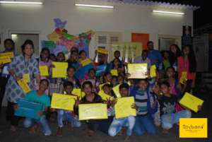 Happy & Proud at a Distribution event!
