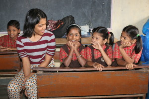 Happy kids make happy volunteers
