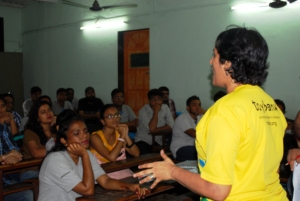 Our Founder, gearing up the Volunteers