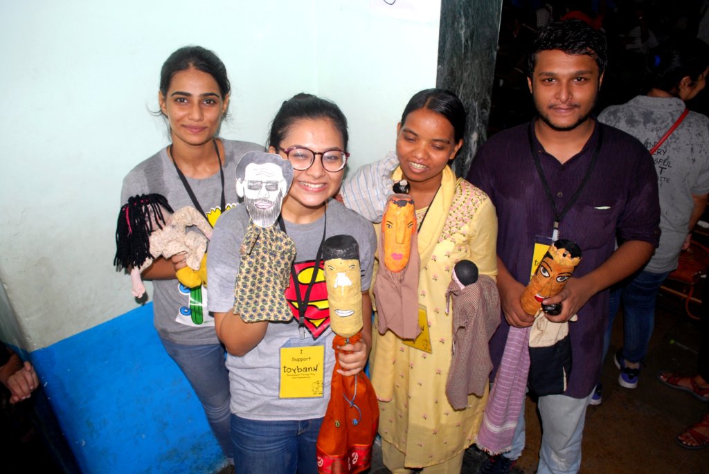 Our team organised a Puppet Show for our kids
