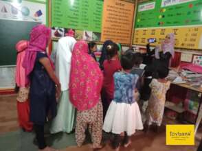 Children attend a virtual Play2Learn Session