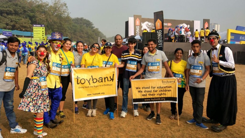 Toybank at the Standard Chartered Mumbai Marathon