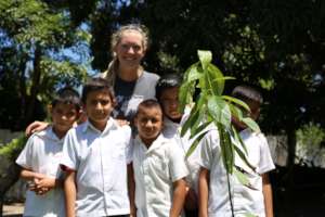 A volunteer with FTPF in El Salvador in 2016