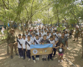School orchard at Cooperativa La Maroma, July 2026