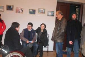 Tkibulians enjoyed the young people's artwork