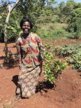 Sylivia and her citrus trees