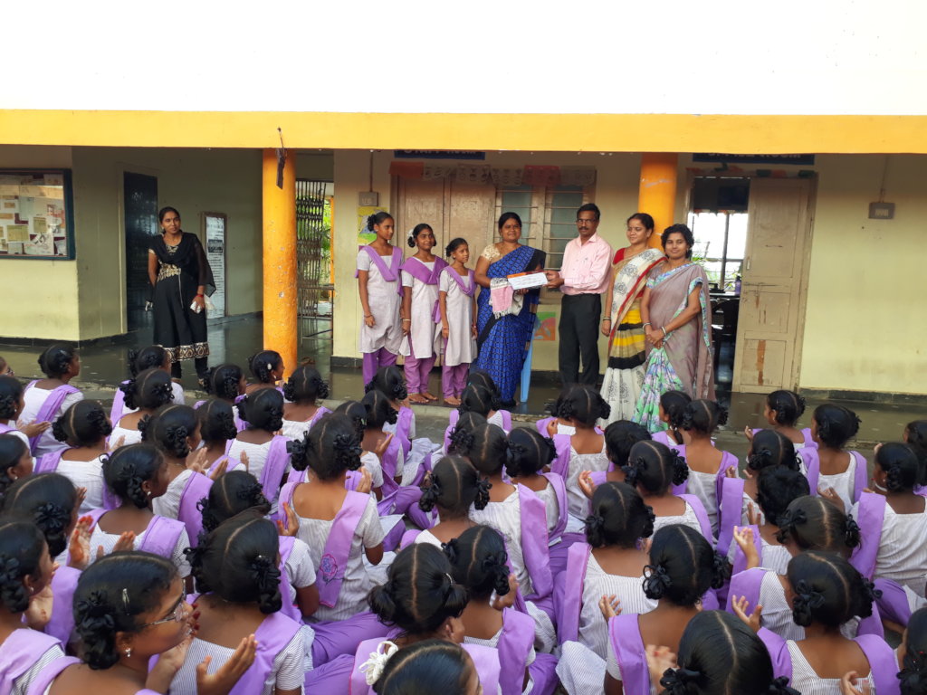 Felicitation of Headmistress