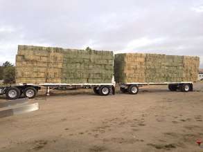 What a full truck load of hay looks like.