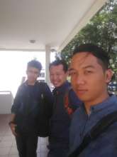 With my class mates before the class started