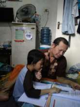 I am helping my elder son studying