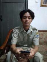 My eldest child in is high school uniform