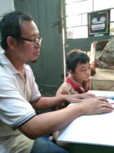 Accompany my youngest child in his online learning