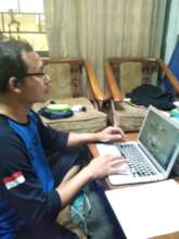 I start to work and study from home again