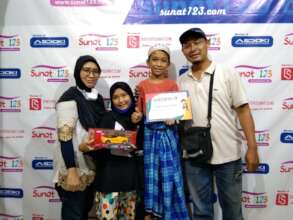 With my family