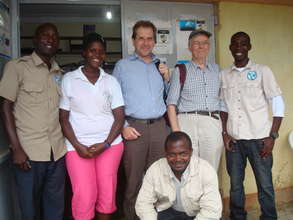 Staff and supporters
