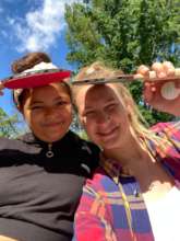 tandem taking a break from playing table tennis :)