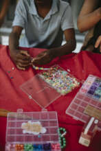 knotting tandem bracelets