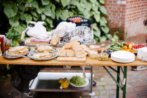 Buffet on our summer event