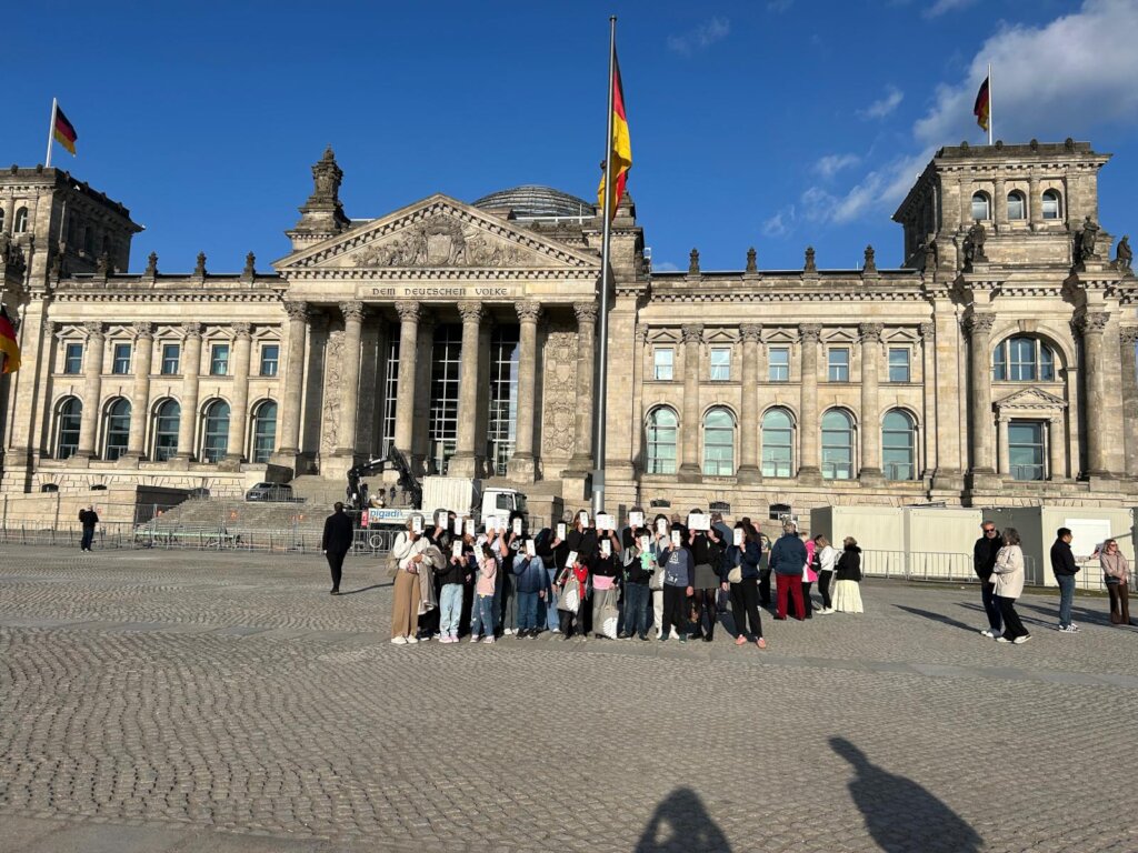 visiting the Reichstag