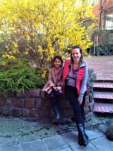 proud mentee with her new mentor