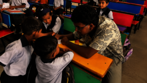 Back to school for Abhay