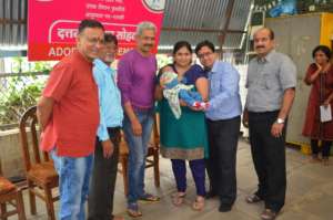 Actor Atul Kulkarni joins an adoption ceremony