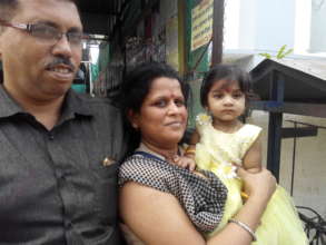 Ajay & Priti celebrate Kavita's 1st birthday