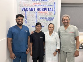 Santvana - reunited with her doctors