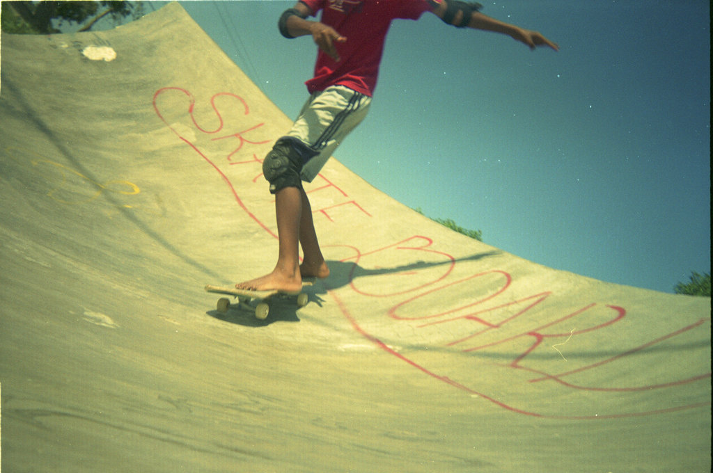dropping in
