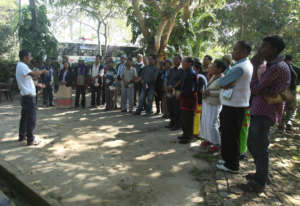 Talking about the wildlife in Kaziranga