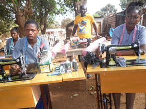 Microfinance sewing toolkit benficiaries