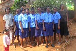 Tailoring school ladies at Door of Hope