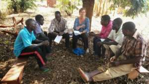 Janet visiting projects in Tanzania 2014