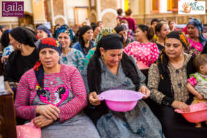 Mothers happy with the gifts we brought