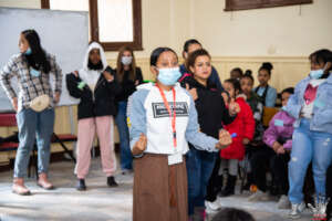 Erythrean kids learning about boundaries