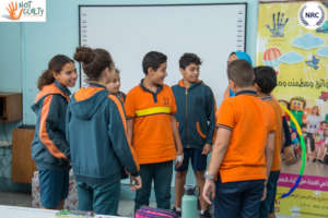 teen boys and girls learn about boundaries