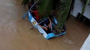 A large rescue boat