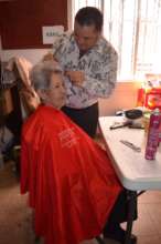 International recognized hairstyler volunteering