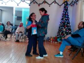 Gift swap with team members