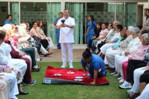 Spring welcome ceremony