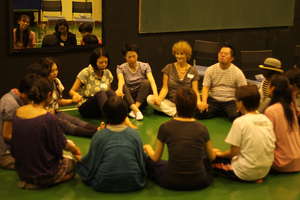 Workshop with disaster supporters, 2014, Sendai