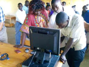 new computers at the trade school!