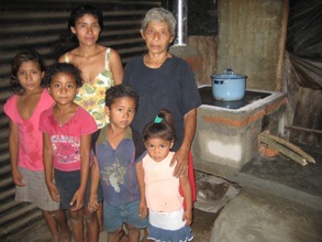 This is the first family to receive a stove