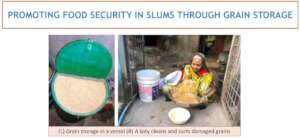 Storing grains and cleaning them regularly