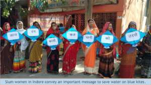 Slum women spread message to save water in Indore